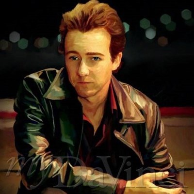 Edward Norton Oil Painting Giclee - myDaVinci